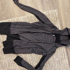 Grey Herringbone Lululemon Fitted Jacket Size 8